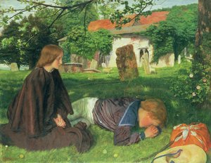 海からの家、1862 作： Arthur Hughes
