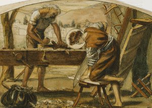 大工さん 作： Arthur Hughes