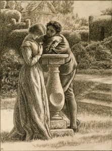 The Dial, 1871 作： Arthur Hughes