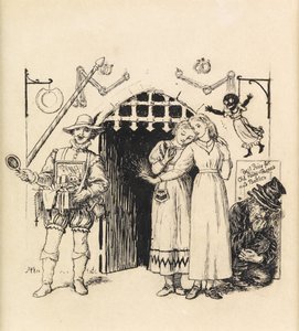 行商人のダイヤモンド 作： Arthur Hughes