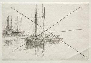 カキ浚渫船 作： Arthur John Trevor Briscoe