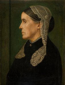 ヘンリー・ガスキン夫人の画家の母の肖像、1888年。 作： Arthur Joseph Gaskin
