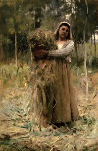農民の少女（ファゴットコレクター）1880