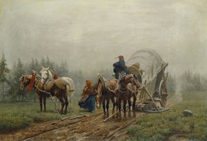 壊れた貨車、1862