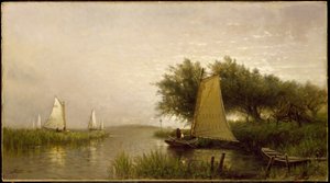 メリーランド州シネプセント湾、1876年 作： Arthur Quartley
