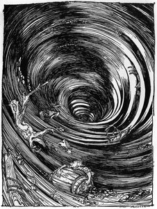エドガー・アラン・ポーの「A Descent into the Maelstrom」。