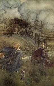真夏の夜の夢 作： Arthur Rackham