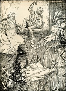 真夏の夜の夢 作： Arthur Rackham