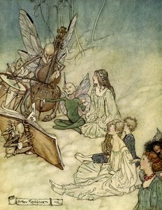 真夏の夜の夢 作： Arthur Rackham
