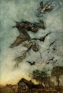 真夏の夜の夢 作： Arthur Rackham
