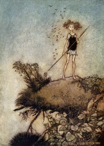 真夏の夜の夢 作： Arthur Rackham