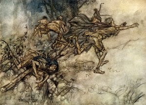真夏の夜の夢 作： Arthur Rackham