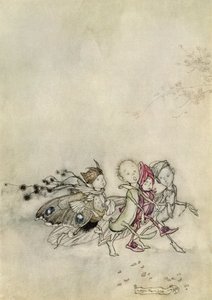 真夏の夜の夢 作： Arthur Rackham