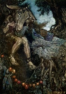 真夏の夜の夢 作： Arthur Rackham