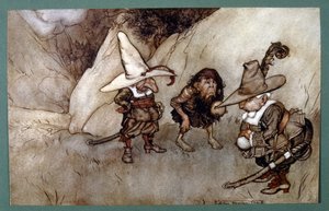 アメリカの作家ワシントンの短編小説（イラスト 作： Arthur Rackham