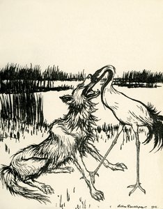 イソップの寓話 作： Arthur Rackham