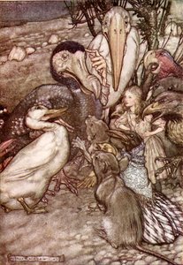 ルイス・キャロルによる不思議の国のアリスの冒険 作： Arthur Rackham