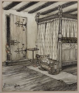 "...ほぼ妖精の時間"、1908 作： Arthur Rackham