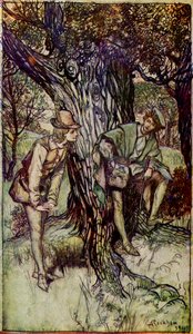 ウィリアム・シェイクスピアの好きなように 作： Arthur Rackham
