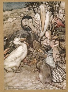 しかし、誰が勝ったのですか？不思議の国のアリスアドベンチャー、ルイスキャロル作、pub.1907より