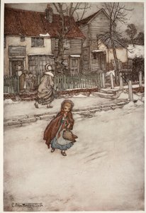 特定のビスケットメーカーは、新年のケーキに彼の肖像を刻印するまでに行ってきました。 1910 作： Arthur Rackham