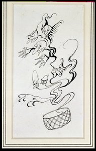 グロテスクな魔神 作： Arthur Rackham