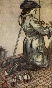ガリバー、ジョナサン・スウィフトの旅 作： Arthur Rackham