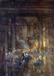 アーサー・ラッカム（1867-1939）によるウィリアム・シェイクスピア作『夏の夜の夢』の挿絵。 作： Arthur Rackham