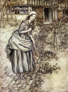 アーサー・ラッカム（1867-1939）によるウィリアム・シェイクスピア作『夏の夜の夢』の挿絵。