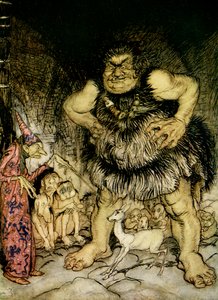 ジャック・ザ・ジャイアント・キラー 作： Arthur Rackham
