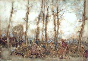 The Beggars Are Coming to Town 作： Arthur Rackham