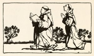 ハッグは、アイルランドのおとぎ話のモーガンズフレンジーから壁に座った 作： Arthur Rackham