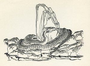 The Laidly Worm 作： Arthur Rackham