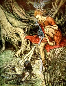 ラインゴールドラインゴールド 作： Arthur Rackham