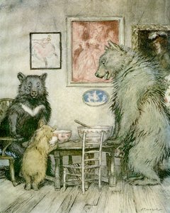 3匹のくま 作： Arthur Rackham