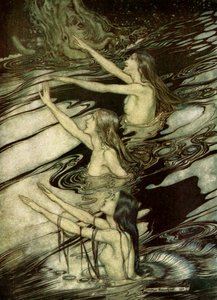 神々の夕暮れGöttterdämmerung 作： Arthur Rackham