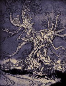 スリーピーホローの伝説 作： Arthur Rackham