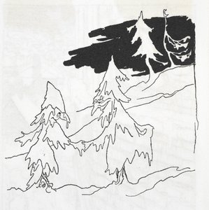 Kaksi puumiestä kättelemässä 作： Arthur Rackham