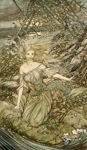 ウンディーネby Friedrich de la MotteFouqué 作： Arthur Rackham