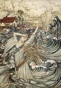 ウンディーネby Friedrich de la MotteFouqué 作： Arthur Rackham