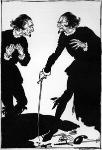 ウィリアム・ウィルソン」エドガー・アラン・ポー著 作： Arthur Rackham