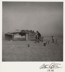 [家のある風景］ 作： Arthur Rothstein