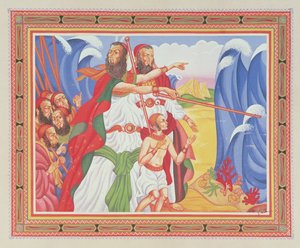 紅海の別離 作： Arthur Szyk