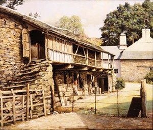 ランカシャー州コニストン近郊のYew Tree Farm 作： Arthur Vivian Couling