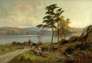 北ウェールズ、ベトゥースイコイドの近く 作： Arthur Walker Redgate