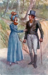 ジェーン・オースティンによるエマのイラスト 作： Arthur Wallis Mills