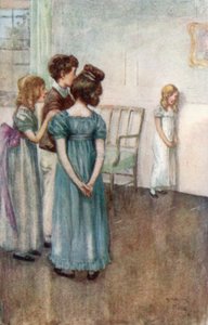 ジェーンオースティンによるノーサンガー修道院のイラスト 作： Arthur Wallis Mills