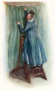 ジェーンオースティンによるノーサンガー修道院のイラスト 作： Arthur Wallis Mills