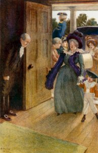 ジェーン・オースティンによるプライドと偏見のイラスト 作： Arthur Wallis Mills