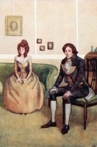ジェーン・オースティンによる感覚と感性のイラスト 作： Arthur Wallis Mills